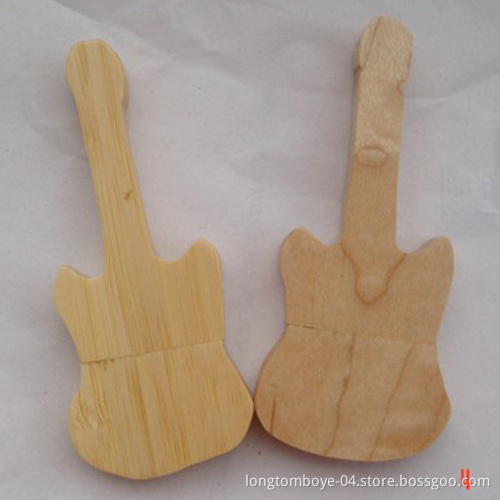 Wooden Guitar USB Flash Drive Full Memory